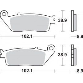 Pastillas de freno de moto...