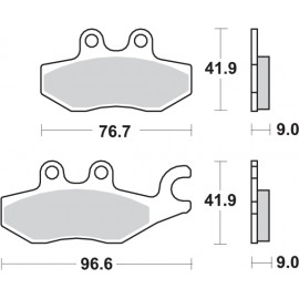 Pastillas de freno de moto...