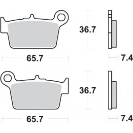 Pastillas de freno de moto...
