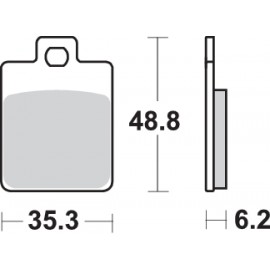 Pastillas de freno de moto...