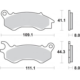 Pastillas de freno de moto...