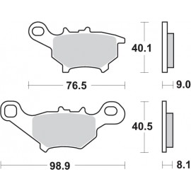 Pastillas de freno de moto...