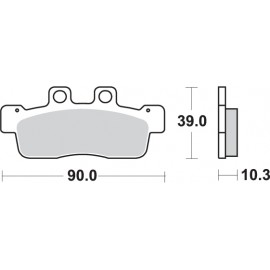 Pastillas de freno de moto...