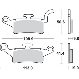 Pastillas de freno de moto...