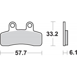 Pastillas de freno de moto...