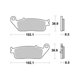 Pastillas de freno de moto...