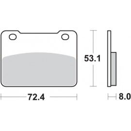 Pastillas de freno de moto...
