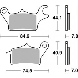 Pastillas de freno de moto...