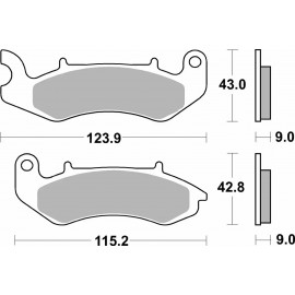 Pastillas de freno de moto...