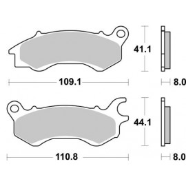 Pastillas de freno de moto...