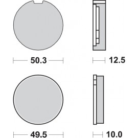 Pastillas de freno de moto...