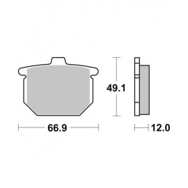 Pastillas de freno de moto...