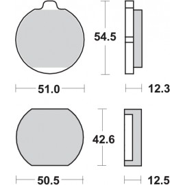 Pastillas de freno de moto...
