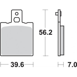 Pastillas de freno de moto...
