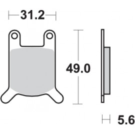 Pastillas de freno de moto...