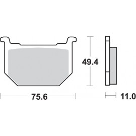 Pastillas de freno de moto...