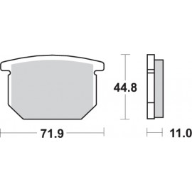 Pastillas de freno de moto...