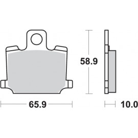 Pastillas de freno de moto...