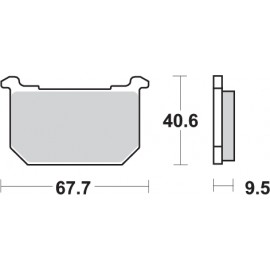 Pastillas de freno de moto...