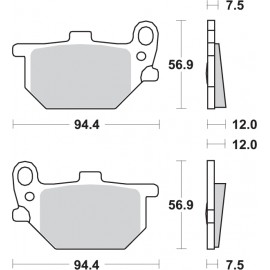 Pastillas de freno de moto...