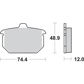 Pastillas de freno de moto...