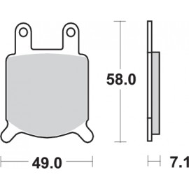 Pastillas de freno de moto...