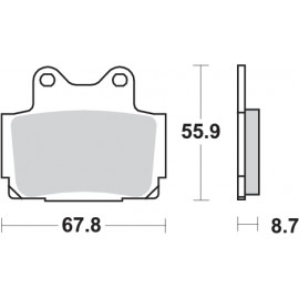 Pastillas de freno de moto...