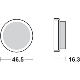 Pastillas de freno de moto...
