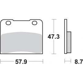 Pastillas de freno de moto...