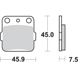 Pastillas de freno de moto...