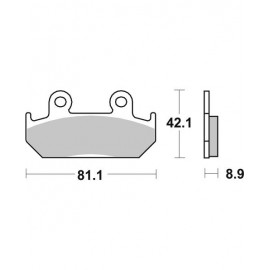 Pastillas de freno de moto...