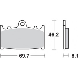 Pastillas de freno de moto...