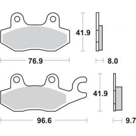 Pastillas de freno de moto...