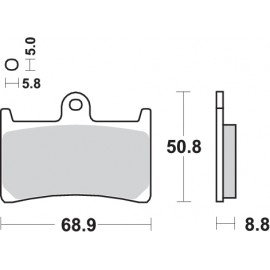 Pastillas de freno de moto...