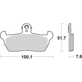 Pastillas de freno de moto...