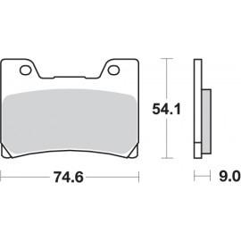 Pastillas de freno de moto...