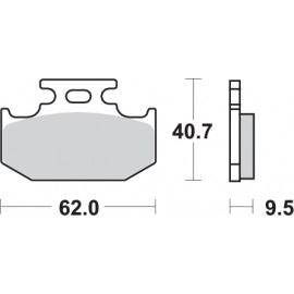 Pastillas de freno de moto...