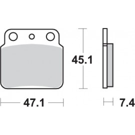 Pastillas de freno de moto...