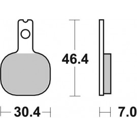 Pastillas de freno de moto...