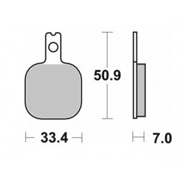 Pastillas de freno de moto...