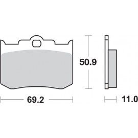Pastillas de freno de moto...
