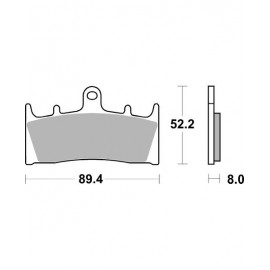 Pastillas de freno de moto...