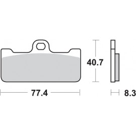 Pastillas de freno de moto...