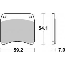Pastillas de freno de moto...