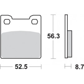 Pastillas de freno de moto...