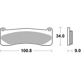Pastillas de freno de moto...