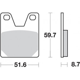 Pastillas de freno de moto...