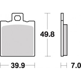 Pastillas de freno de moto...