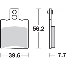 Pastillas de freno de moto...