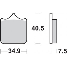 Pastillas de freno de moto...